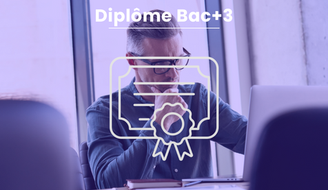 Diplôme Bac+3<br>Bachelor Chef de projet digital