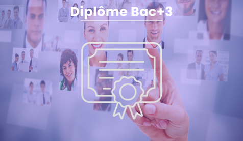 Diplôme Bac+3<br>Bachelor Digital RH