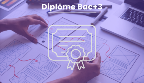 Diplôme Bac+3 <br>Bachelor Design UX-UI